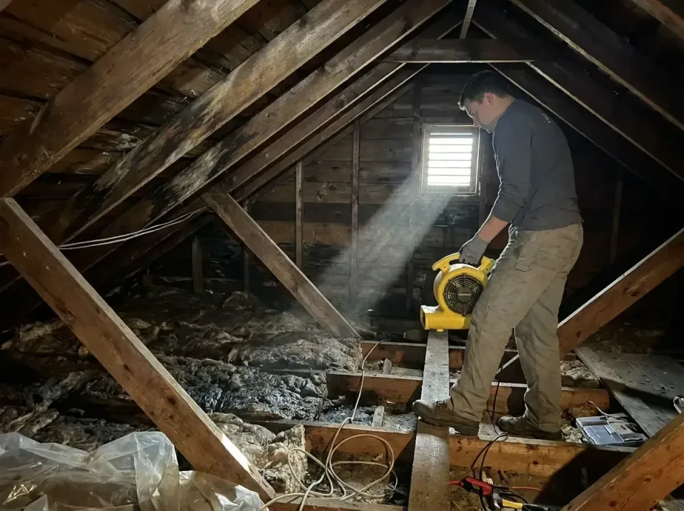 attic-water-damage-drying-proc-007 — frequently asked questions, Emergency Water Extraction & 24/7 Flood Response in Orwigsb…